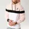 Promo 👏 Sweat Capuche Tricolore Avec Broderie 035 Blanc Noir Rose de Final Club ⭐ -Final Club Soldes final club 127957 final 035 20180828T175724 011