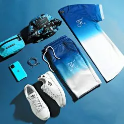 Meilleur prix 😉 Tee 👕 Shirt Oversize Dégradé Avec Broderie 015 Bleu Et Blanc de Final Club 👏 -Final Club Soldes final club 137057 FINAL 015 TPDT 20210503T081534 06