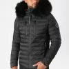 Bon marché 🌟 Doudoune Capuche Premium Tech Fourrure Noir de Final Club ⭐ -Final Club Soldes final club 219837 FINAL DOUDOUNE TECH FUR NOIR 20200909T140440 01