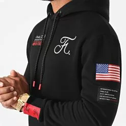 Vente flash 🛒 Sweat Capuche Capsule USA Avec Patchs Et Broderie 365 Noir de Final Club 💯 -Final Club Soldes final club 223057 FINAL 365 20200811T155813 03