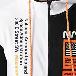 Remise 🥰 Sweat Zippé Capuche Nasa Half Limited Edition 563 Noir Blanc Détails Orange Fluo de Final Club 🔔 10 Remise 🥰 Sweat Zippé Capuche Nasa Half Limited Edition 563 Noir Blanc Détails Orange Fluo de Final Club 🔔 -Final Club Soldes final club 249669 FINAL 563 20210409T145434 03