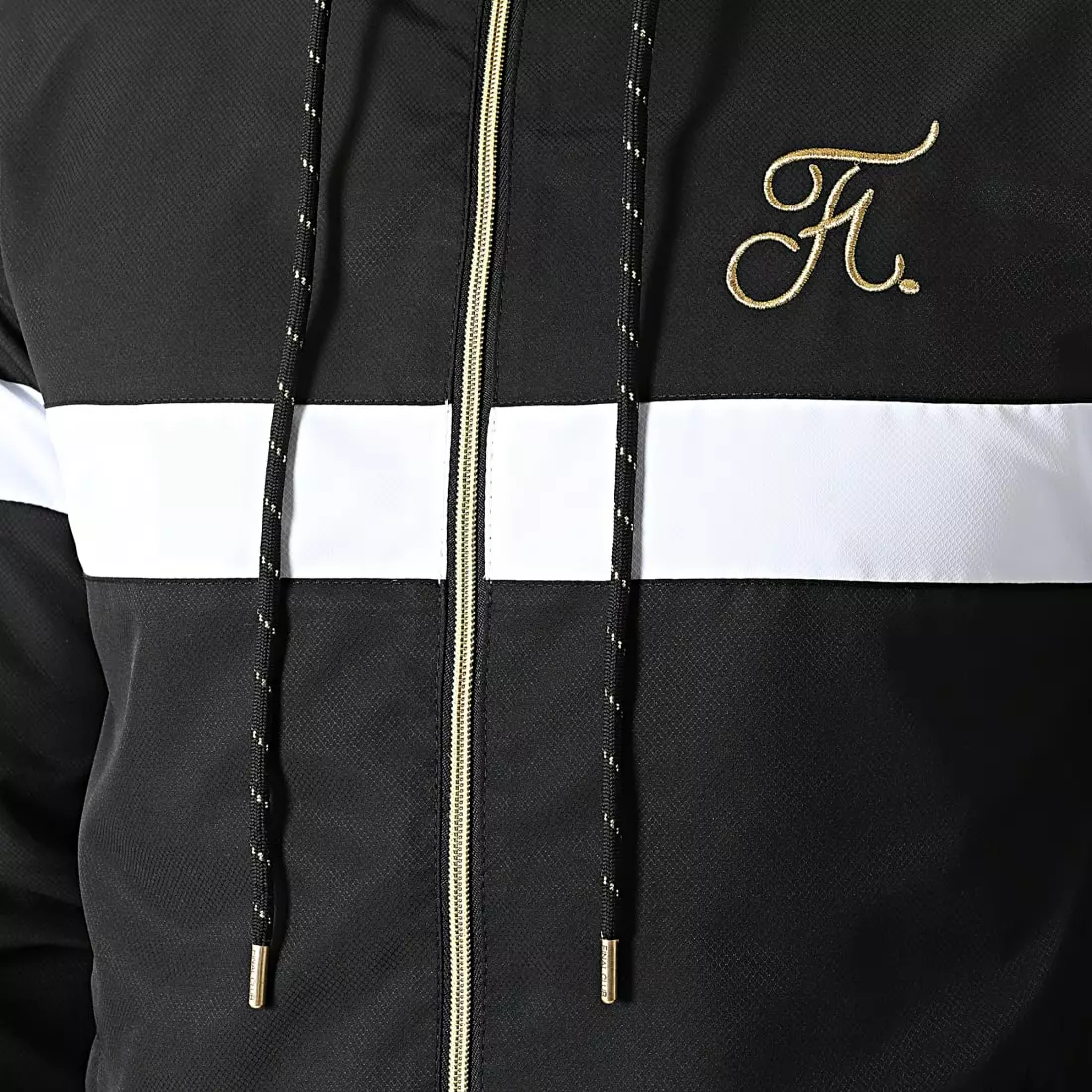 Tout neuf 😀 Ensemble De Survêtement Gold Label Avec Bandes Et Broderie 459 Noir de Final Club 👏 5 Tout neuf 😀 Ensemble De Survêtement Gold Label Avec Bandes Et Broderie 459 Noir de Final Club 👏 – Image 3