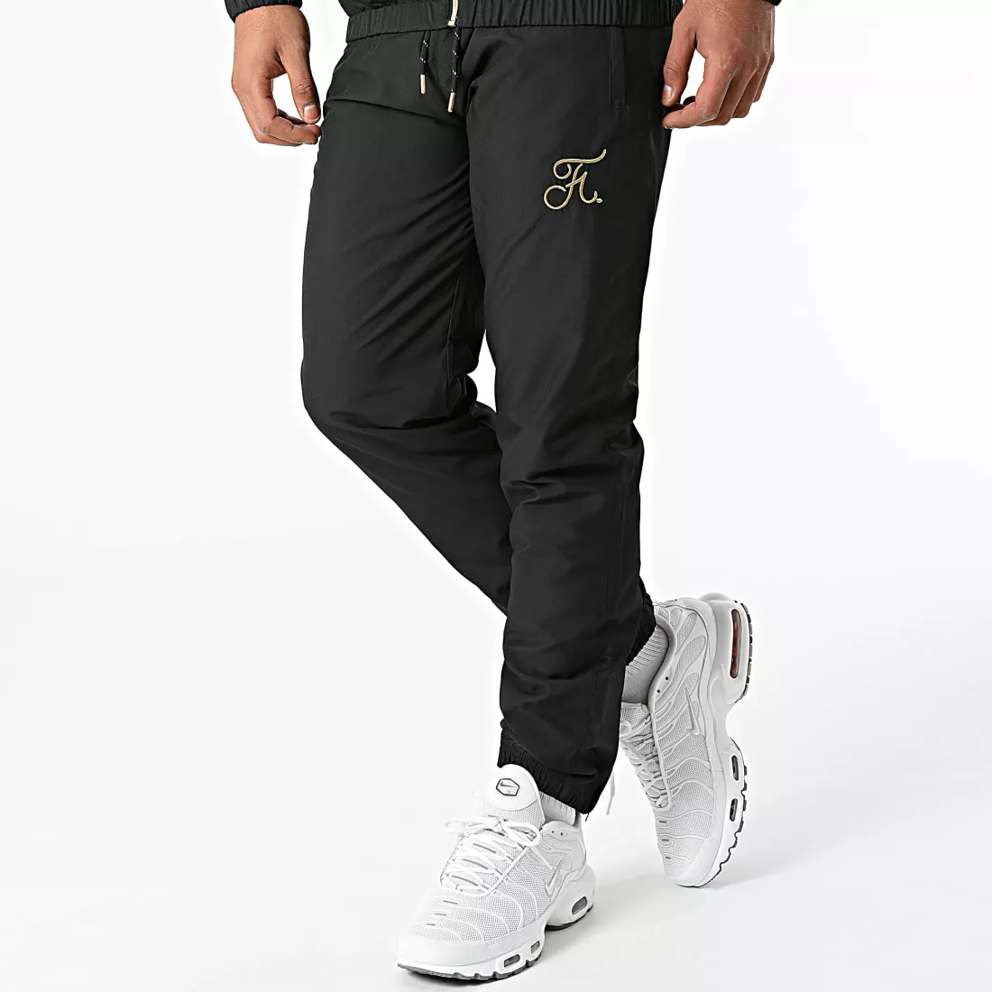 Tout neuf 😀 Ensemble De Survêtement Gold Label Avec Bandes Et Broderie 459 Noir de Final Club 👏 6 Tout neuf 😀 Ensemble De Survêtement Gold Label Avec Bandes Et Broderie 459 Noir de Final Club 👏 – Image 4