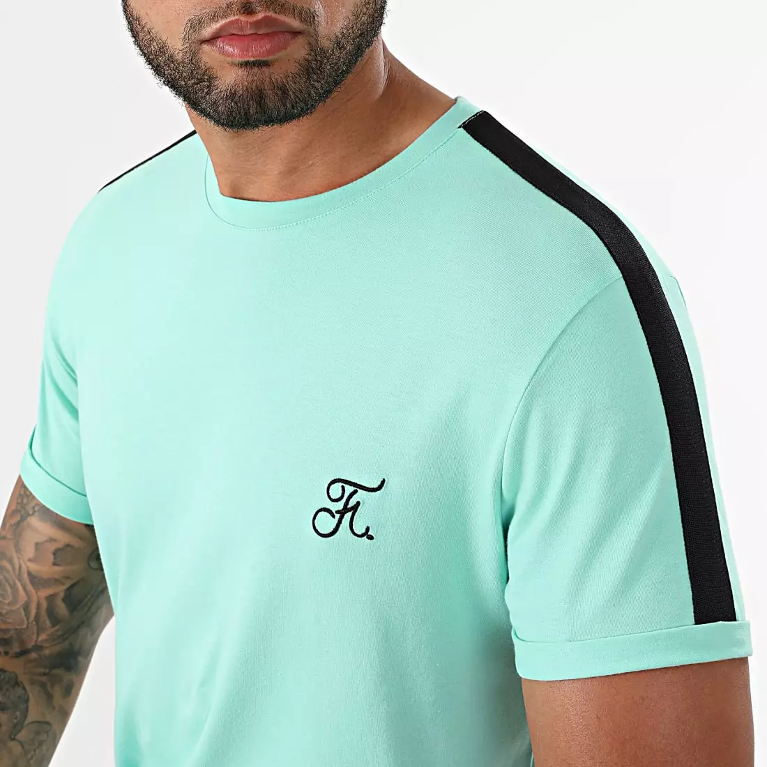 Promo ✔️ Tee 👕 Shirt Oversize Premium A Bande 617 Bleu Pastel de Final Club 🎉 4 Promo ✔️ Tee 👕 Shirt Oversize Premium A Bande 617 Bleu Pastel de Final Club 🎉 – Image 2