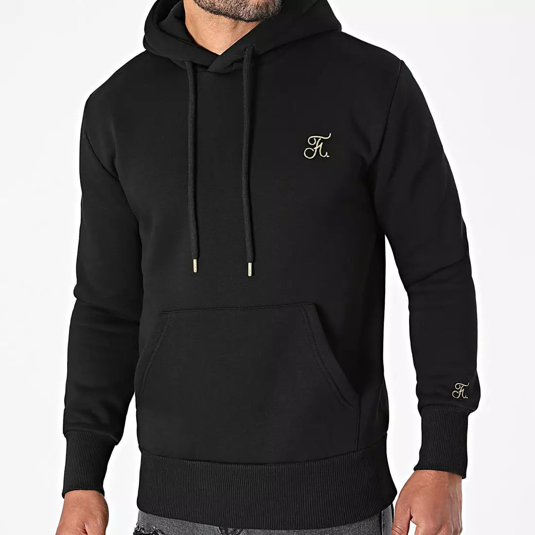 Meilleure vente ⭐ Sweat Capuche Premium Avec Broderie 621 Noir Doré de Final Club 🔔 3 Meilleure vente ⭐ Sweat Capuche Premium Avec Broderie 621 Noir Doré de Final Club 🔔