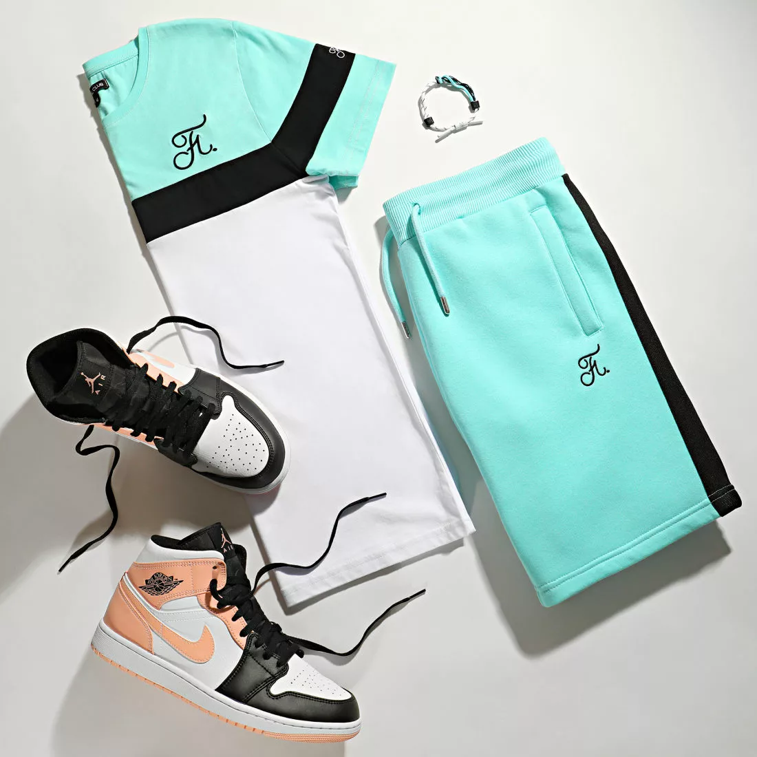 Promo 🛒 Short Jogging Premium Avec Bande 649 Bleu Pastel de Final Club 🧨 9 Promo 🛒 Short Jogging Premium Avec Bande 649 Bleu Pastel de Final Club 🧨 – Image 7