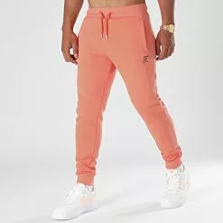Budget 😉 Pantalon Jogging Premium Avec Broderie 656 Orange Pastel de Final Club 🤩