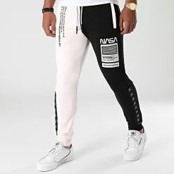 Coupon ❤️ Pantalon Jogging Half Colors Limited Edition Noir Rose Pale de Final Club 👏