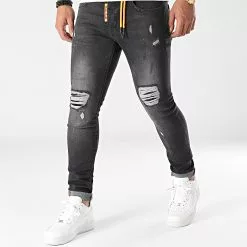 Les meilleures critiques de 🔥 Jean Skinny Avec Déchirures 0001 Noir de Final Club 👍