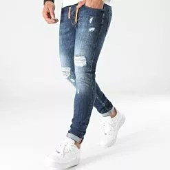 Budget 🤩 Jean Skinny Avec Déchirures 0002 Bleu Denim de Final Club 🎉 -Final Club Soldes final club 267896 FAB FINAL 1150546 0002 20210820T081118 05