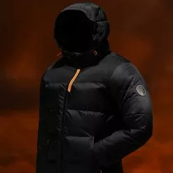 Remise 😉 Doudoune Capuche Premium Puffer Jacket Noir Orange de Final Club ❤️ -Final Club Soldes final club 269501 FAB FINAL 1150510 0001 20220106T135135 05