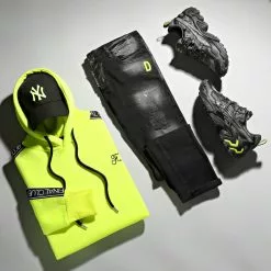 Promo 😀 Sweat Capuche Premium A Bandes 726 Jaune Fluo de Final Club 🛒 14 Promo 😀 Sweat Capuche Premium A Bandes 726 Jaune Fluo de Final Club 🛒 -Final Club Soldes final club 280364 FINAL 726 20211027T140724 06