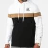 Offres 🧨 Sweat Capuche Tricolore Avec Broderie 444 Blanc Camel Noir de Final Club 👍 -Final Club Soldes final club 281600 FINAL 444 20211006T102814 03