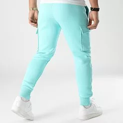 Promo 😍 Pantalon Jogging Cargo Premium Fit 822 Bleu Pastel de Final Club 🎁 -Final Club Soldes final club 287859 FINAL 822 20211209T145133 05
