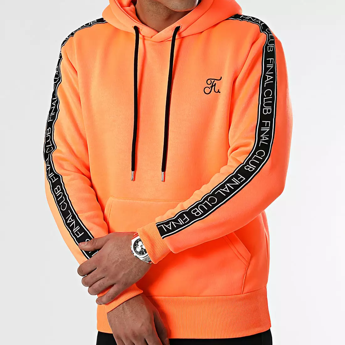 Meilleure affaire ⌛ Sweat Capuche Premium A Bandes 728 Orange Fluo de Final Club ❤️ 3 Meilleure affaire ⌛ Sweat Capuche Premium A Bandes 728 Orange Fluo de Final Club ❤️