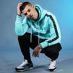 Meilleure affaire 🥰 Sweat Capuche A Bandes Avec Broderie 780 Bleu Pastel de Final Club 😀 -Final Club Soldes final club 291239 FINAL 780 20220309T152136 05