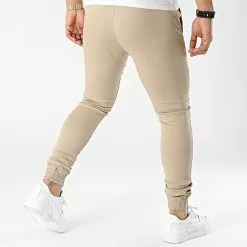 Le moins cher ⭐ Jogger Pant Premium Skinny Fit 827 Beige de Final Club 🌟 -Final Club Soldes final club 295361 FINAL 827 20220121T150651 05