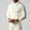 Remise 💯 Sweat Capuche Couture Edition Avec Bande Brodée 755 Blanc Creme de Final Club 🤩 -Final Club Soldes final club 295752 FINAL 755B 20220406T090922 01