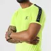 De gros ❤️ Tee 👕 Shirt Slim Fit Avec Bandes Et Broderie 730 Jaune Fluo de Final Club 🔥 -Final Club Soldes final club 297211 FINAL 730 20220323T141115 01