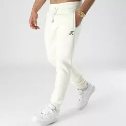 Tout neuf ✔️ Pantalon Jogging Premium Avec Broderie 902B Natural de Final Club ✔️ -Final Club Soldes final club 301253 FINAL 902B 20220317T075722 03