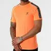 Remise ✔️ Tee 👚 Shirt Slim Fit Avec Bandes Et Broderie 732 Orange Fluo de Final Club 🌟 -Final Club Soldes final club 301801 FINAL 732 20220316T153642 01