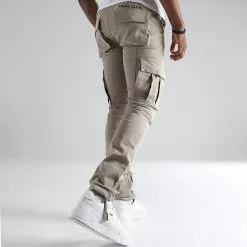 Meilleure vente 🔥 Pantalon Cargo Skinny Fit 943 Beige de Final Club 😀 -Final Club Soldes final club 304428 FAB FINAL 943 20220920T152036 01