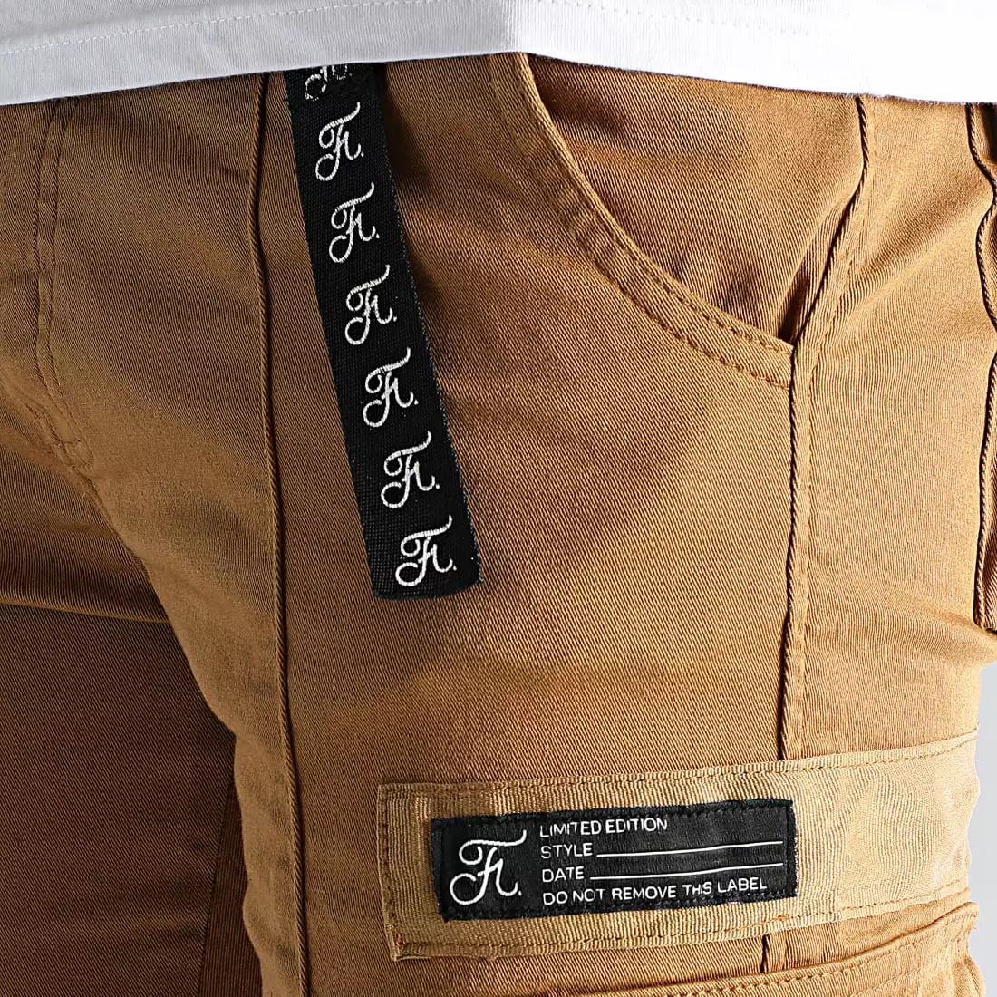 De gros 🤩 Pantalon Cargo Skinny Fit 944 Camel de Final Club 😉 4 De gros 🤩 Pantalon Cargo Skinny Fit 944 Camel de Final Club 😉 – Image 2
