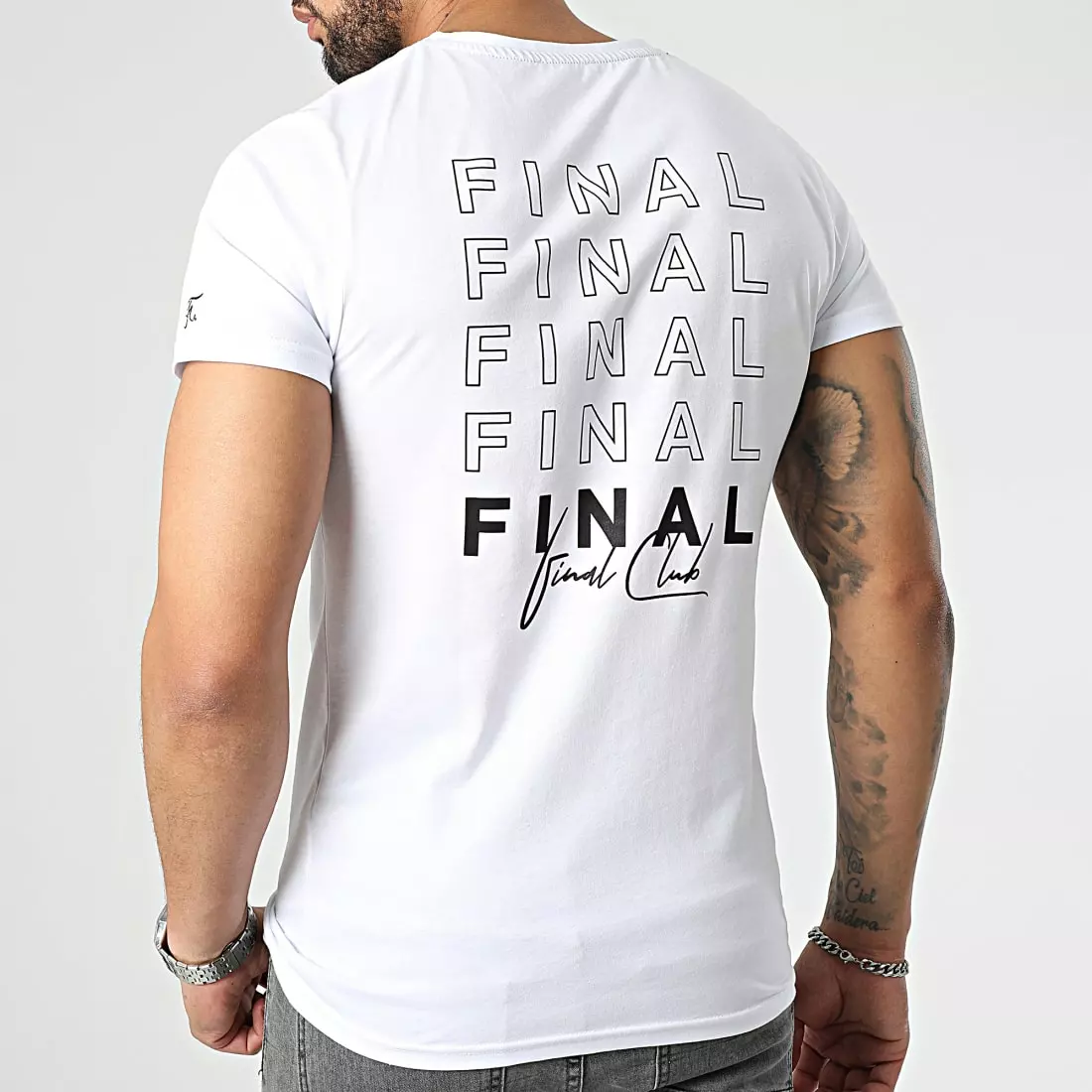 Offres 🤩 Tee 👕 Shirt Premium Print Back 921 Blanc de Final Club 👏 3 Offres 🤩 Tee 👕 Shirt Premium Print Back 921 Blanc de Final Club 👏