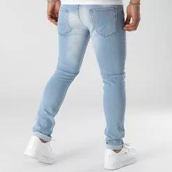 Budget 🛒 Jean Slim Fit Avec Destroy 953 Bleu Denim Wash de Final Club ✨ -Final Club Soldes final club 312961 FINAL 953 20220513T145149 06