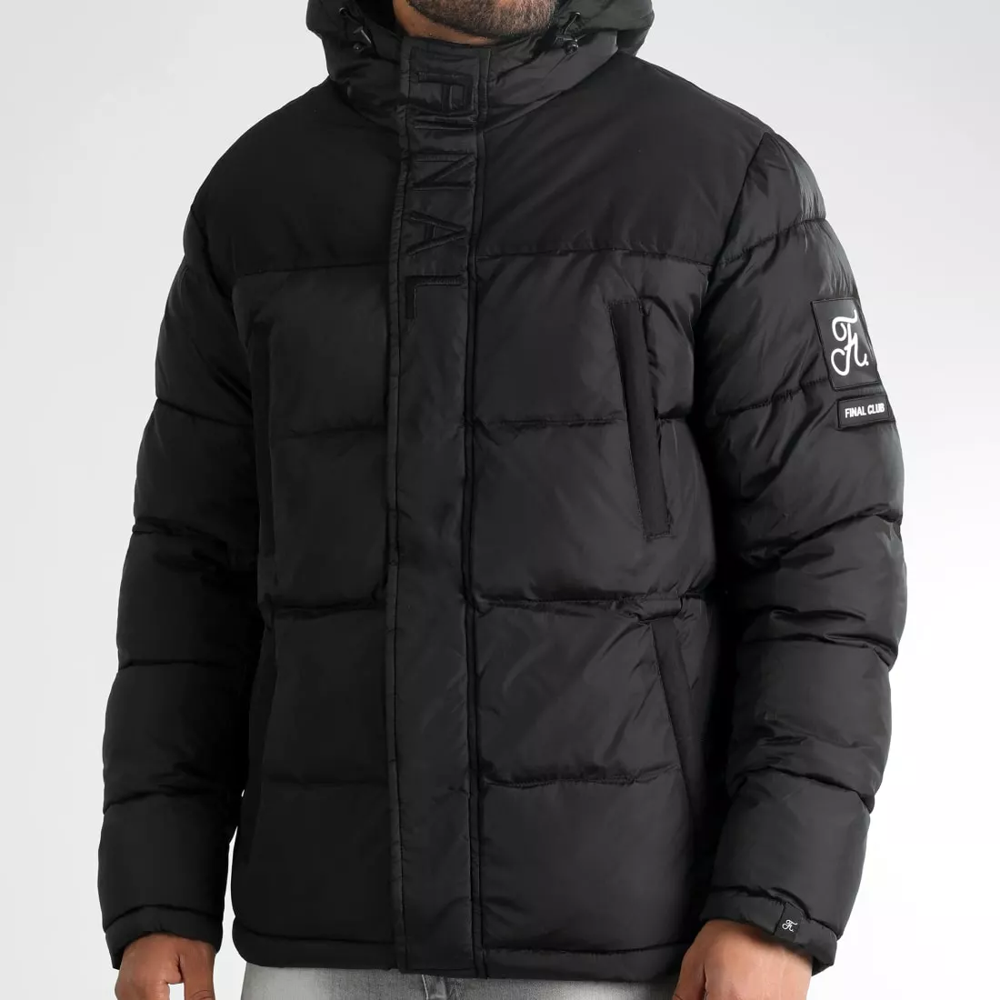 Nouveau ✔️ Doudoune Capuche Dark Interstellar 0015 Noir de Final Club 🔔 5 Nouveau ✔️ Doudoune Capuche Dark Interstellar 0015 Noir de Final Club 🔔 – Image 3