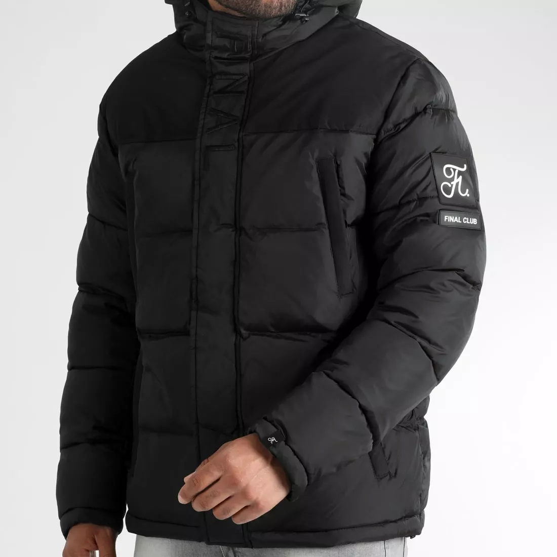 Nouveau ✔️ Doudoune Capuche Dark Interstellar 0015 Noir de Final Club 🔔 3 Nouveau ✔️ Doudoune Capuche Dark Interstellar 0015 Noir de Final Club 🔔