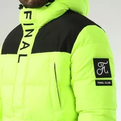 Bon marché 🎁 Doudoune Capuche Dark Interstellar 0023 Jaune Fluo de Final Club 😀 -Final Club Soldes final club 318090 1150510 0023 20221018T154927 02
