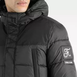 Coupon 🔥 Doudoune Longue Capuche Dark Interstellar 0017 Noir de Final Club 🧨 -Final Club Soldes final club 318091 1150510 0017 20221006T155852 02