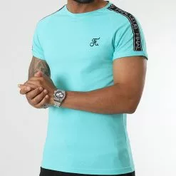 Les meilleures critiques de 😉 Tee 👚 Shirt Avec Bandes Et Broderie 1004 Bleu Pastel de Final Club ❤️ -Final Club Soldes final club 319549 FINAL 1004 20220720T085734 03