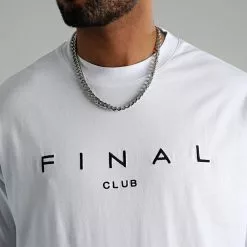 Vente flash 🔔 Tee 👕 Shirt Large Premium Signature 1020 Blanc de Final Club 👏 -Final Club Soldes final club 324722 FINAL 1020 20220912T154640 02